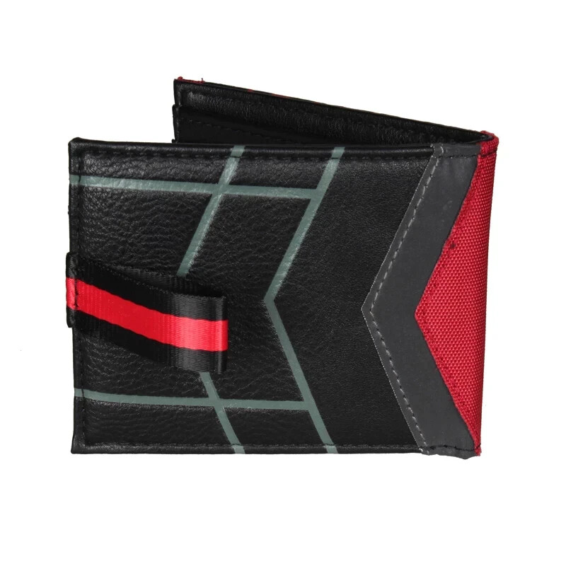 Marvel Spiderman Wallet With Red Metal Spider Logo (One