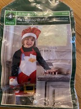 Kid  s Holiday Chef Set- 4 Piece Outfit-Brand New