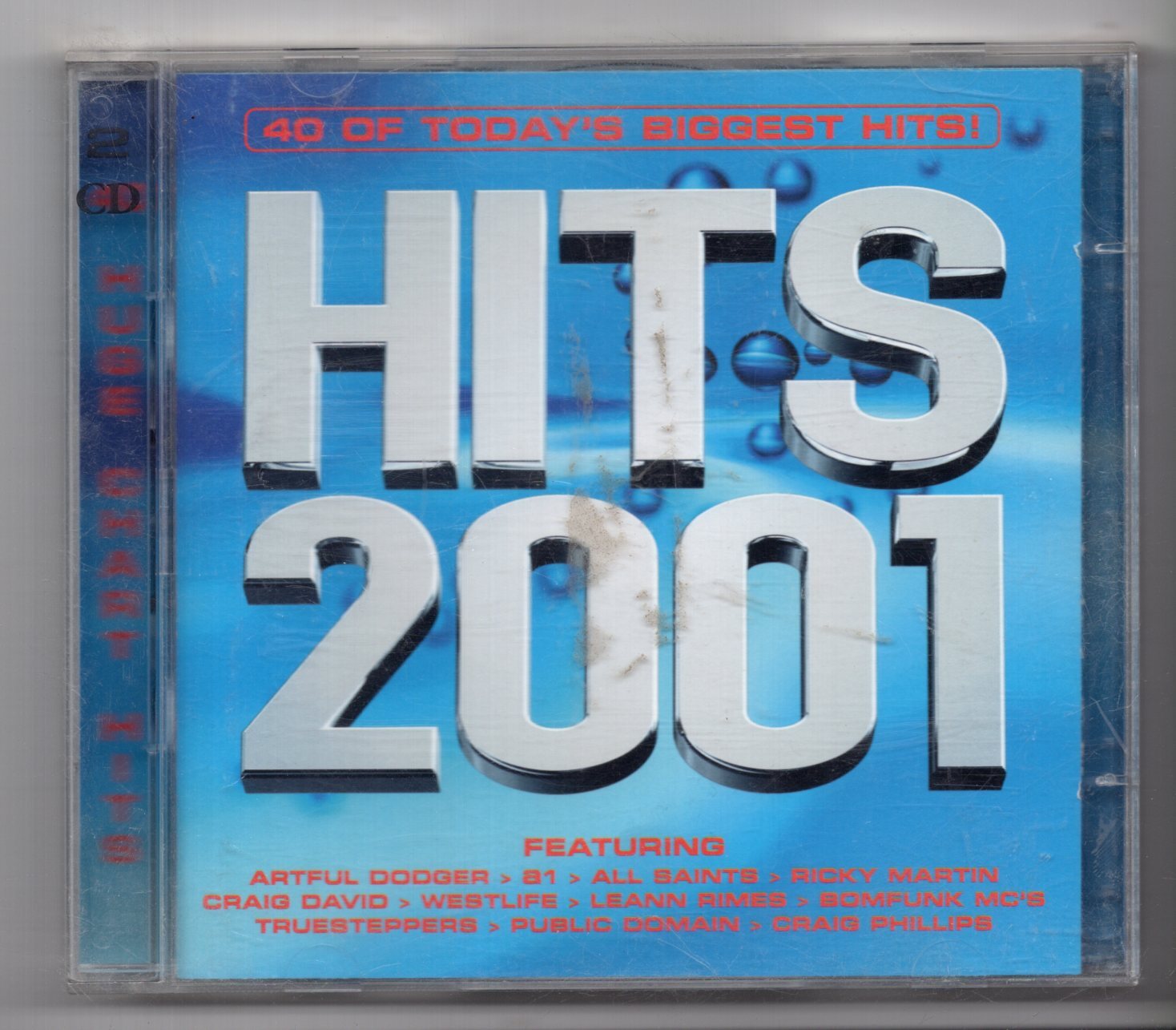(KT566) Hits 2001, 40 tracks various artists - 2000 double CD
