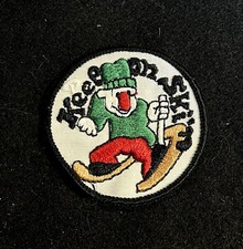 KEEP ON SKI  N Vintage Novelty Skiing Ski Patch Souvenir Travel Humor Funny