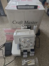 Craft Master 110 CM110 Sewing Machine / Serger - Barely used, with accessories 