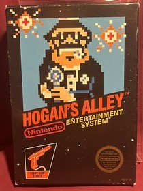 Hogan's Alley Nintendo NES 1985 Black Box Circle Seal Excellent Condition