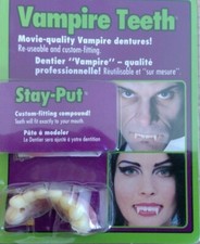 Vampire Scary Stay-put Dentures Costume Teeth Halloween Costume Accessor