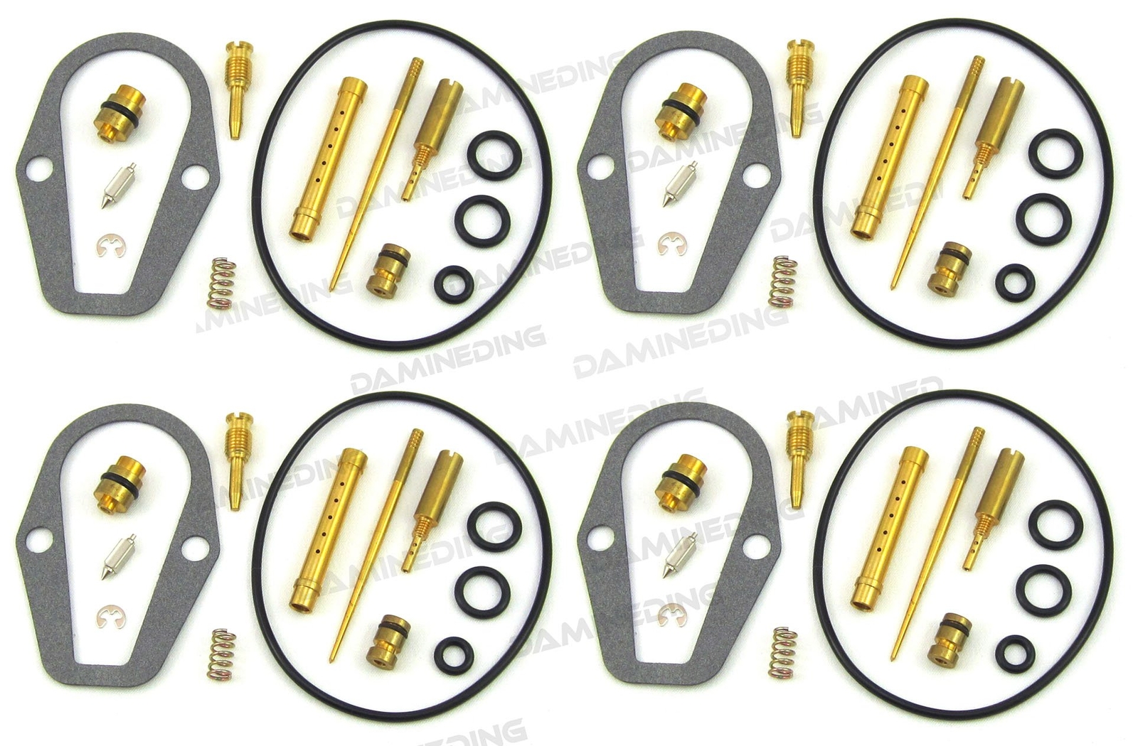 New 4×Carburetor Carb Rebuld Repar Kt For Honda CB550 CB550F CB550K