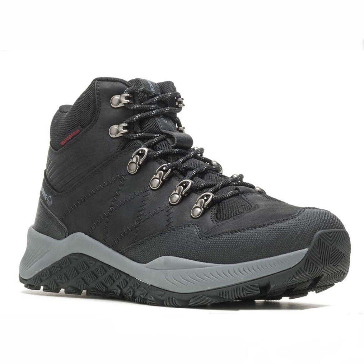 Wolverine Mens Luton Waterproof Hiking Boots Black Leather Size 11 New in Box