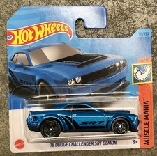 Hot Wheels ‘18 DODGE CHALLENGER SRT DEMON BLU 2023 1:64