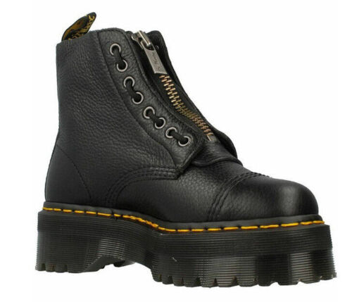 UK Dr. Martens Sinclair Damen-Plateaustiefel mit Spitze & Reißverschluss in schwarz - Bild 1 von 4