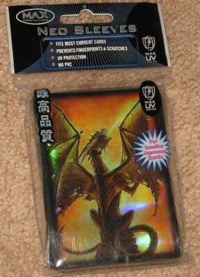 Pack of 50 Max Protection Fire Breather Small CCG Gaming Card Neo Sleeves