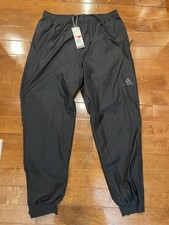 Vintage Adidas 90's Windbreaker Track Pants Black White Mens Size Medium