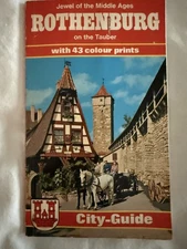 Rothenburg City Guide, 1979, 43 colour prints, SB, SB, map, VG cond.