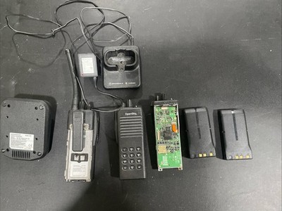 Kenwood 2 Way Radios Lot Charger Batteries SCC Interface Untested Parts Repair