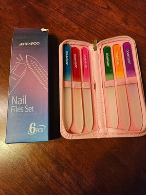 Authenpoo Nail Files Set 6 Pieces