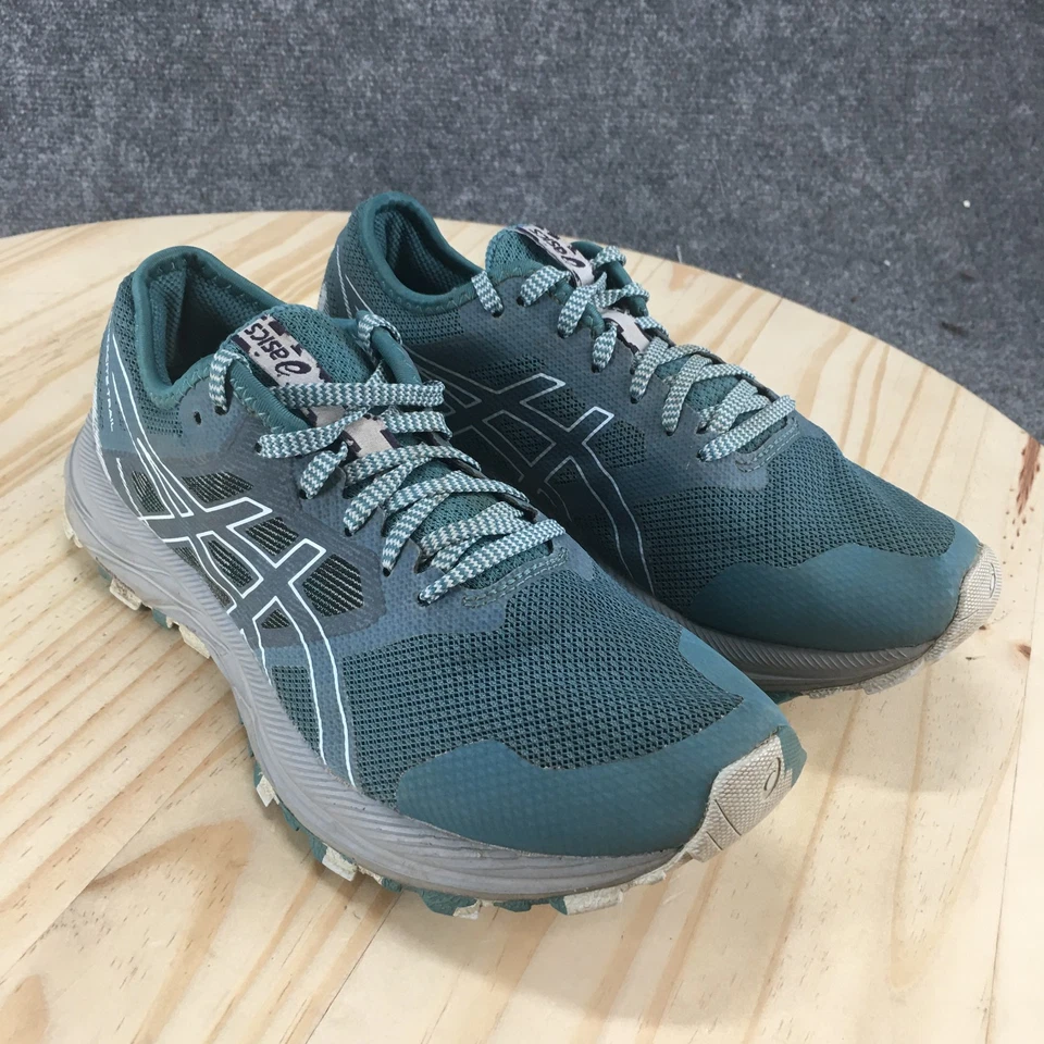 ASICS туфли женщин 8 гель-Excite Trail работает кроссовки зеленый шнурует вверх 1012B051 - Изображение 3 из 4