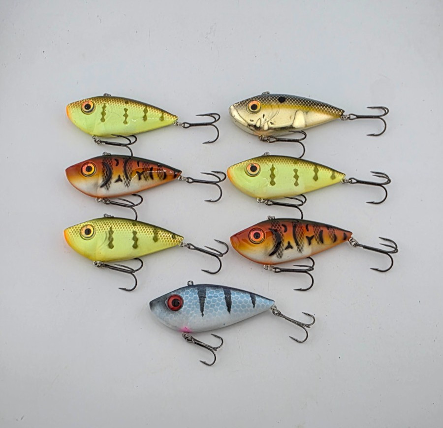 (7) Strike King Red Eyed Shad 3/4 oz Lipless Crankbait Fishing Lures Lot of 7 - Image 2