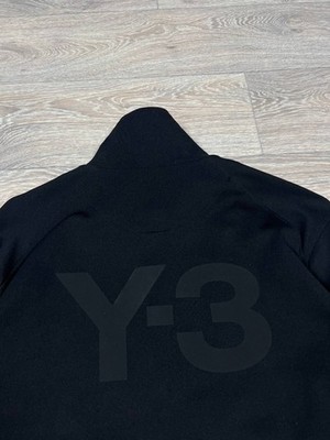 Y-3 Yohji Yamamoto Jacket Mens Black Classic Track Full Zip Size L