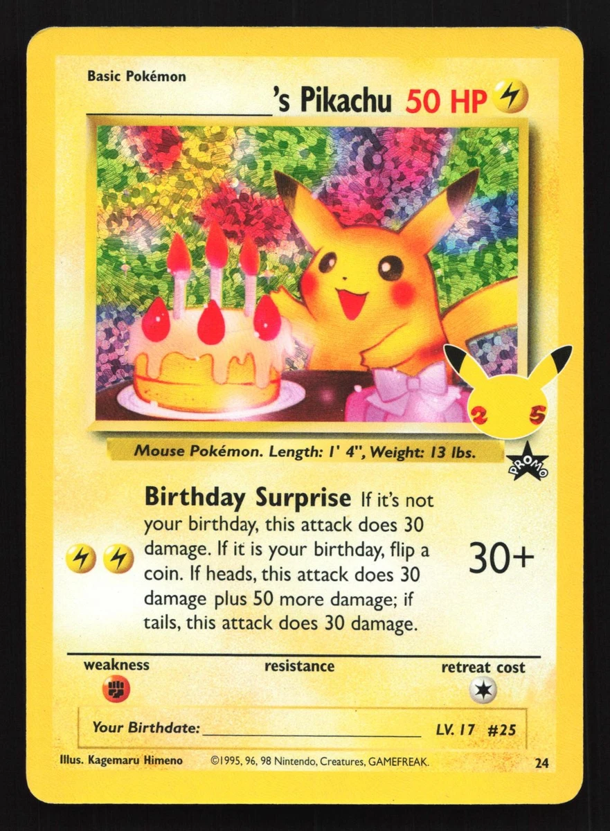 25+ ______'s Pikachu 24/53 Celebrations: Classic Collection for