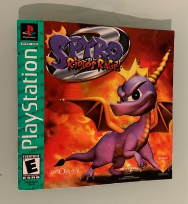 Spyro Dragon Ripto's Rage Playstation PS1 Instruction 'Manual ONLY' Original
