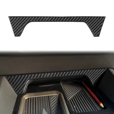 Real Carbon Fiber Cup Holders Trim For BMW 5 i5 G60 G68 2024-2025