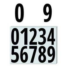 200 Pieces, 4 inch Vinyl Number Stickers, Waterproof Stick on Numbers Labels...