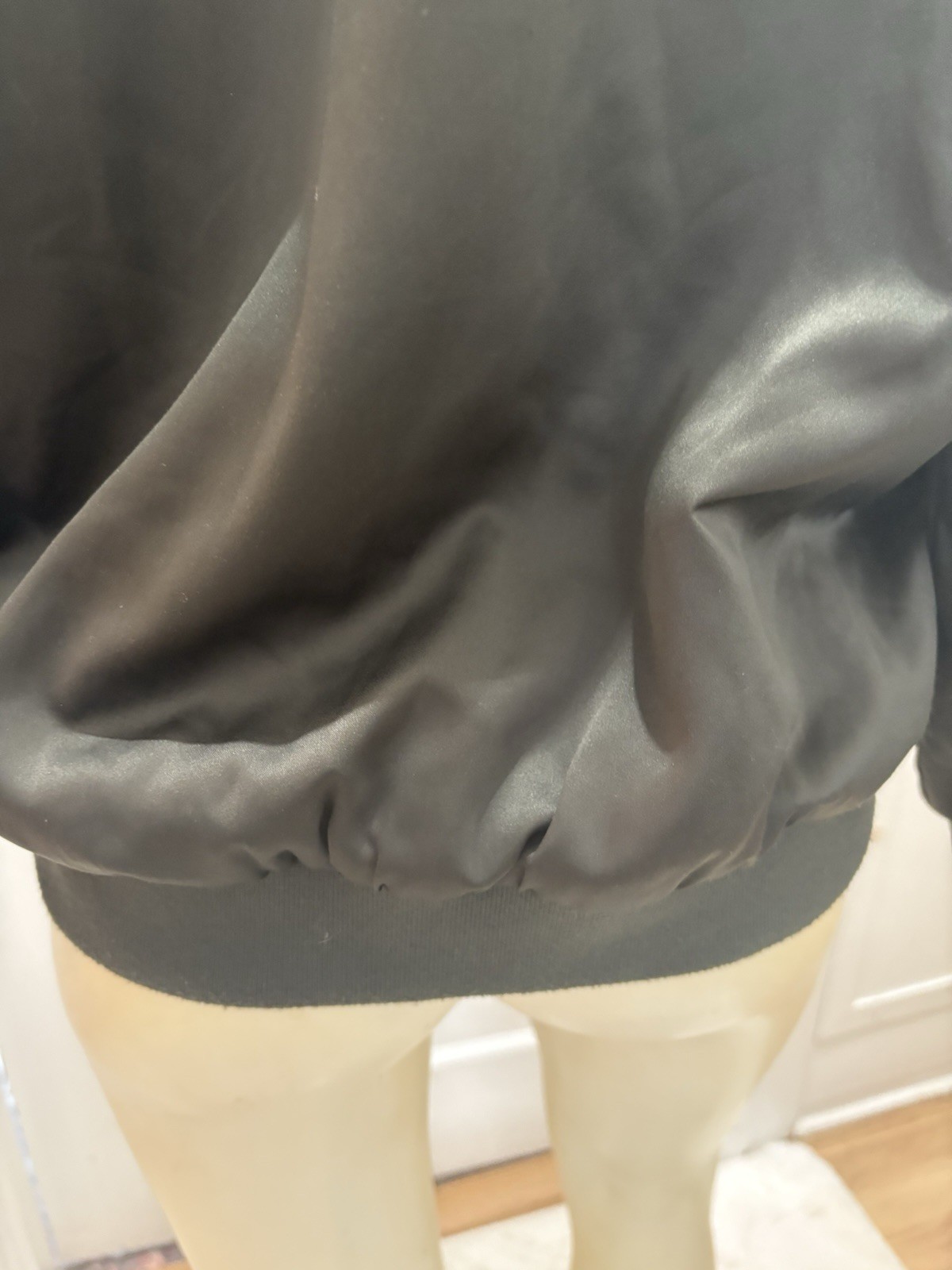 Zara Basic Lightweight Bomber Green Oversized Jac… - image 6