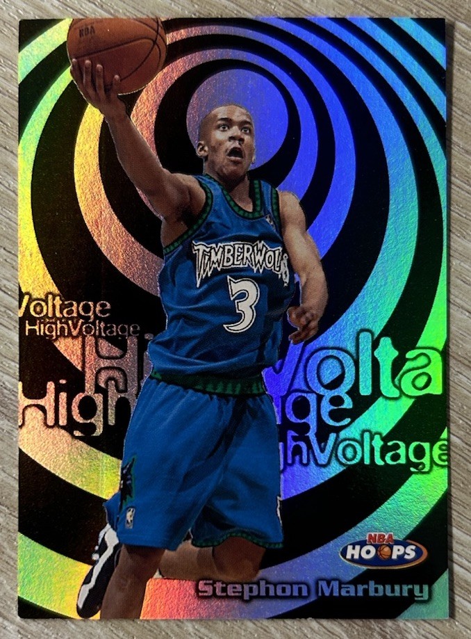 1997-98 NBA Hoops Stephon Marbury High Voltage #11 HV