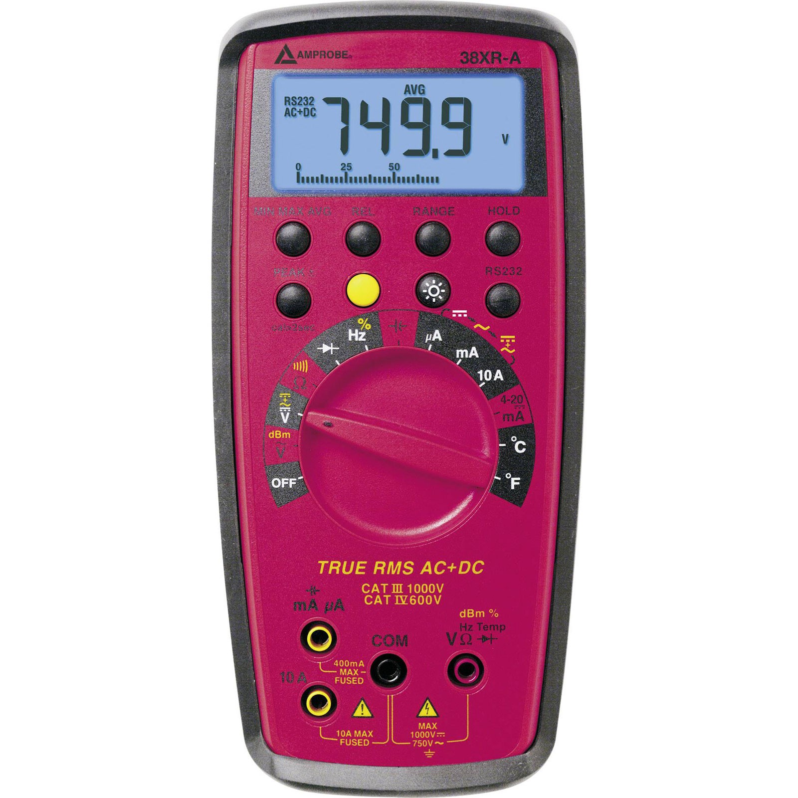 Beha Amprobe 38XR-A-D Digital Multimeter CAT III/IV 1000V/600V