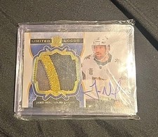 JAMES NEAL  AUTO LIMITED LOGOS THE CUP #35/50 COLOR SEAM PATCH 17-18 