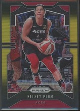 2020 Panini Prizm Kelsey Plum #9 Black Gold /5 Las Vegas Aces / Sparks