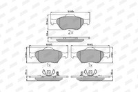 Jurid Bremsbelagsatz Scheibenbremse 572576J FüR Toyota Daihatsu Charade Yaris 8