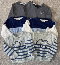 TWIN CLOTHING - Boys 6 Piece Jumper Bundle Size 12 - 18 Months