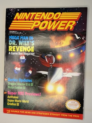 Nintendo Power Vol 27 Aug 1991 Mega Man Dr. Wily's Revenge Star Wars Poster