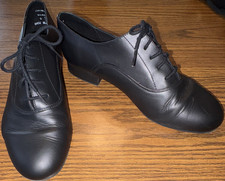 Capezio BR02 Men's Black Leather Ballroom Dance Shoes, Men's Ballroom Style