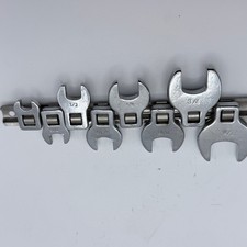 8 Pcs 38 Drive Crowfoot Wrench Set 38-78 Sae Open-end Nut Wrench Set