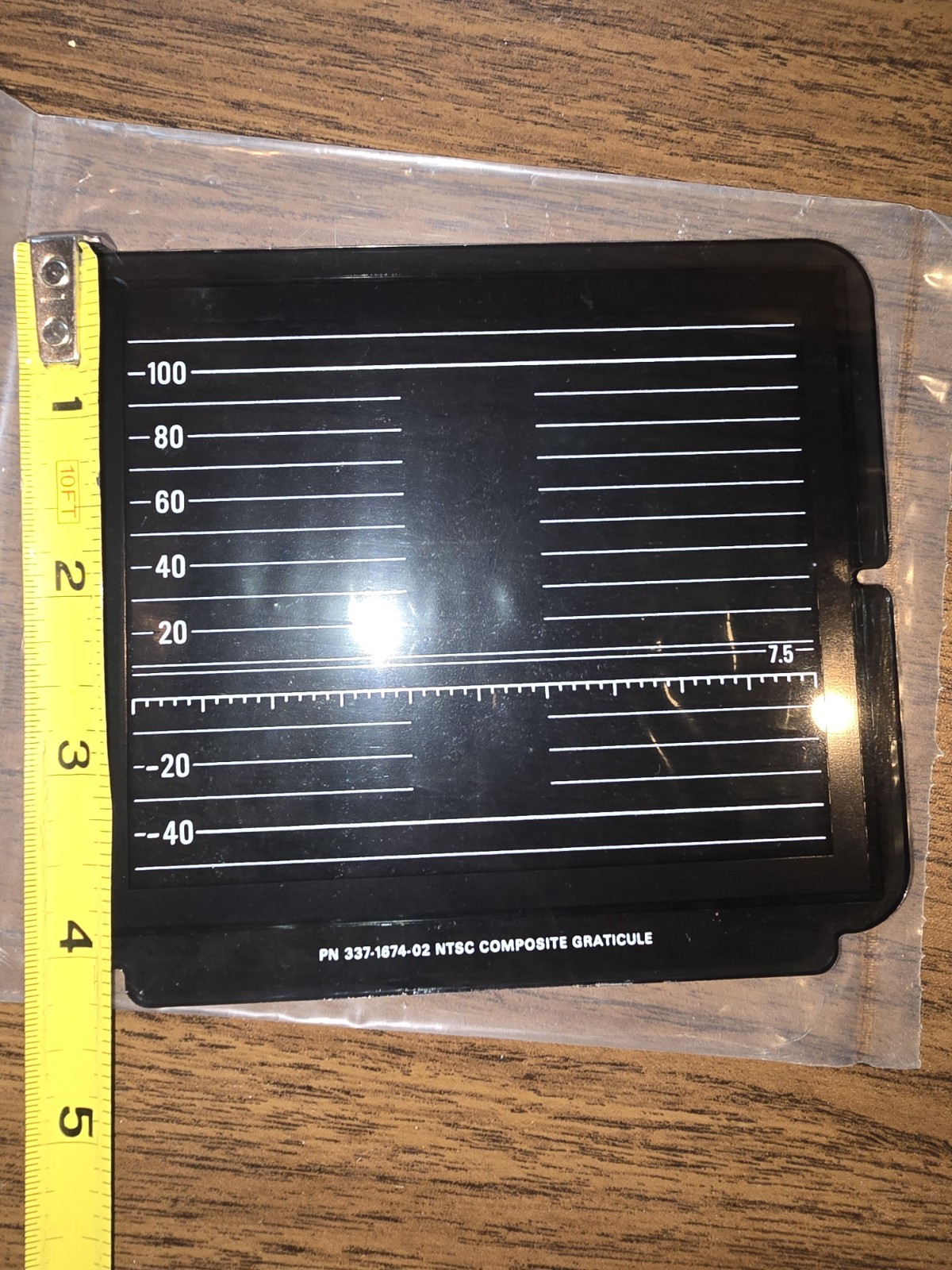 TEKTRONIX 337-1674-02 Composite Graticule High Contrast Gray NEW | eBay