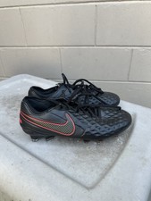 Nike Tiempo Legend 8 Elite FG Cleats ACC Black Chile Red AT5293-060 Men s Size 6