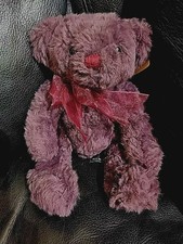 Russ Bears from Past BEARBERRY Purple Bear RETIRED 4642 Handmade Vintage