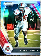 2021 Panini Prizm Draft Picks EZEKIEL ELLIOTT Holo Insert #87
