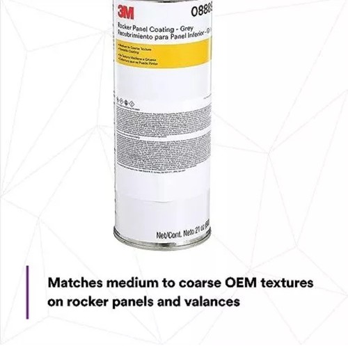 3M 08889 Gray Rocker Panel Coating Texture Rust Protection Repair 8889 ...