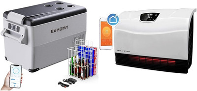 12 Volt Car Refrigerator,38 Quart(35L) Car Fridge Electric Cooler APP Control &