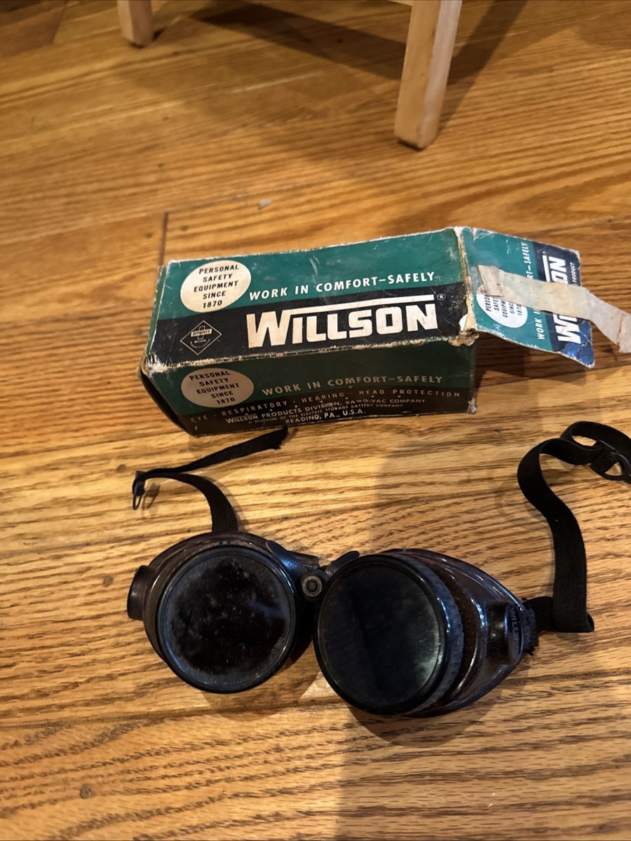 Wilson Safety Goggles Glasses Vintage Welding Steam Punk Cosplay