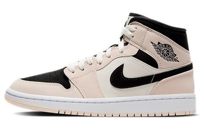 Jordan 1 Mid Barely Orange Women's Women BQ6472-800 New Authentic