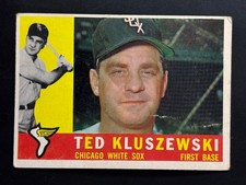 Vintage 1960 Topps Ted Kluszewski #505 White Sox VG