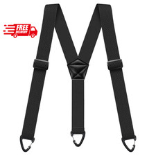 Suspenders for Men Heavy Duty, X Shape Back Hidden Suspender 1.5" Under Clothing