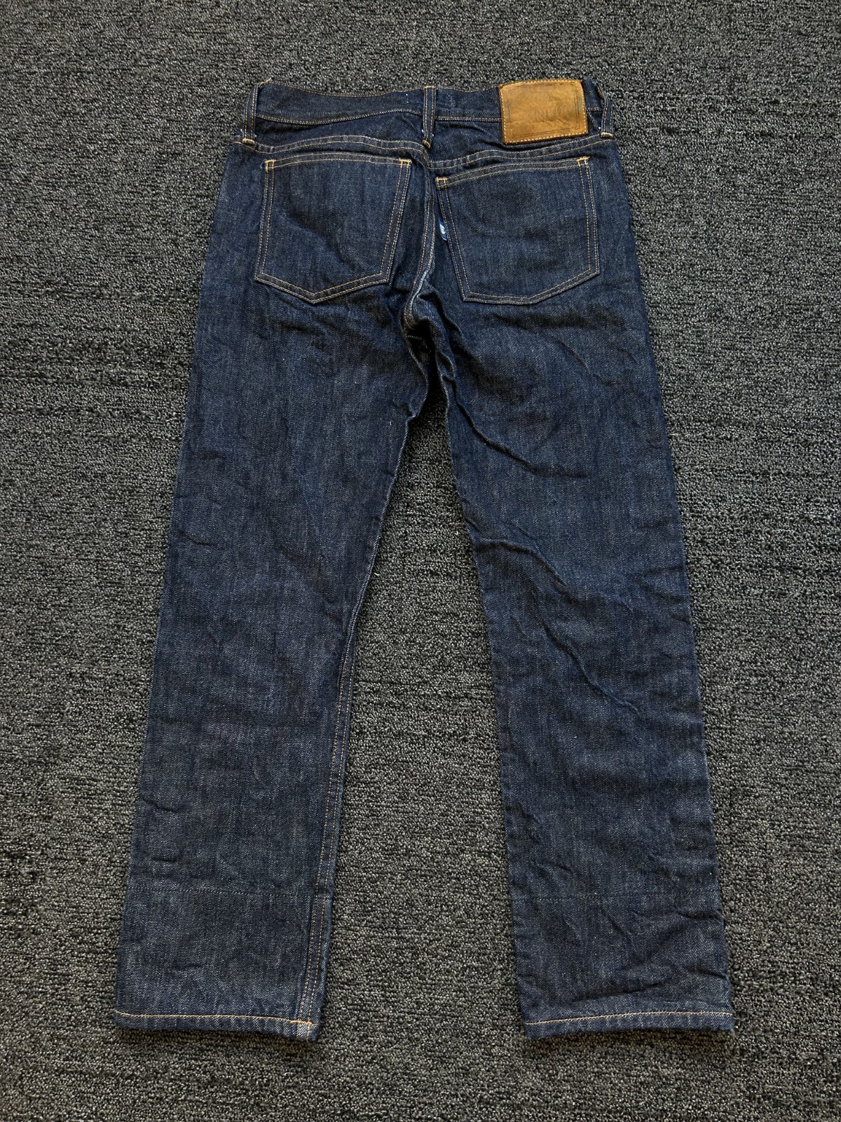 Kiriko Made Selvedge Straight Leg Button Fly Denim Jeans 27x27 Portland OR Japan