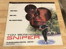 SNIPER Tom Berenger Laserdisc Deluxe WS Version 70756 NEW Sealed
