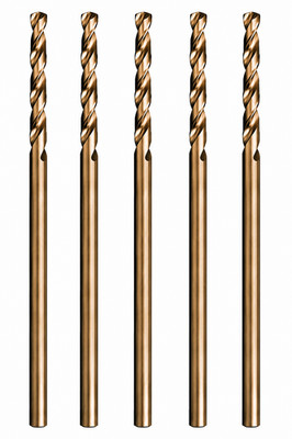 3/16''X6'' HSS Cobalt Drill Bit Set Aircraft Extension Long Deep Hole Drills-5Pcs