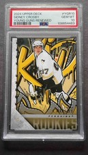 2024 UPPER DECK #YGR-10 SIDNEY CROSBY YOUNG GUNS RENEWED SERIES 1 PSA 10