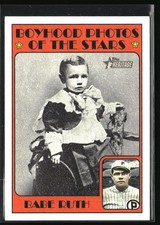 2021 Topps #72TBPS-6 Babe Ruth 1972 Topps Boyhood Photos of the Stars