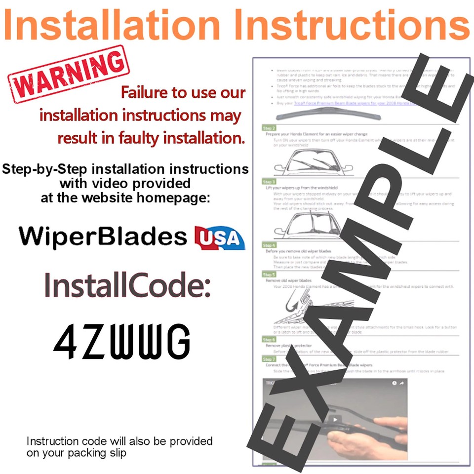 For 2012 Ford Transit Wiper Blades w/2yr Warr Set/3 w/Rear Windshield ...