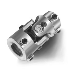 Steering Universal Joint 1" DD x 3/4" DD Chrome 83mm Shaft